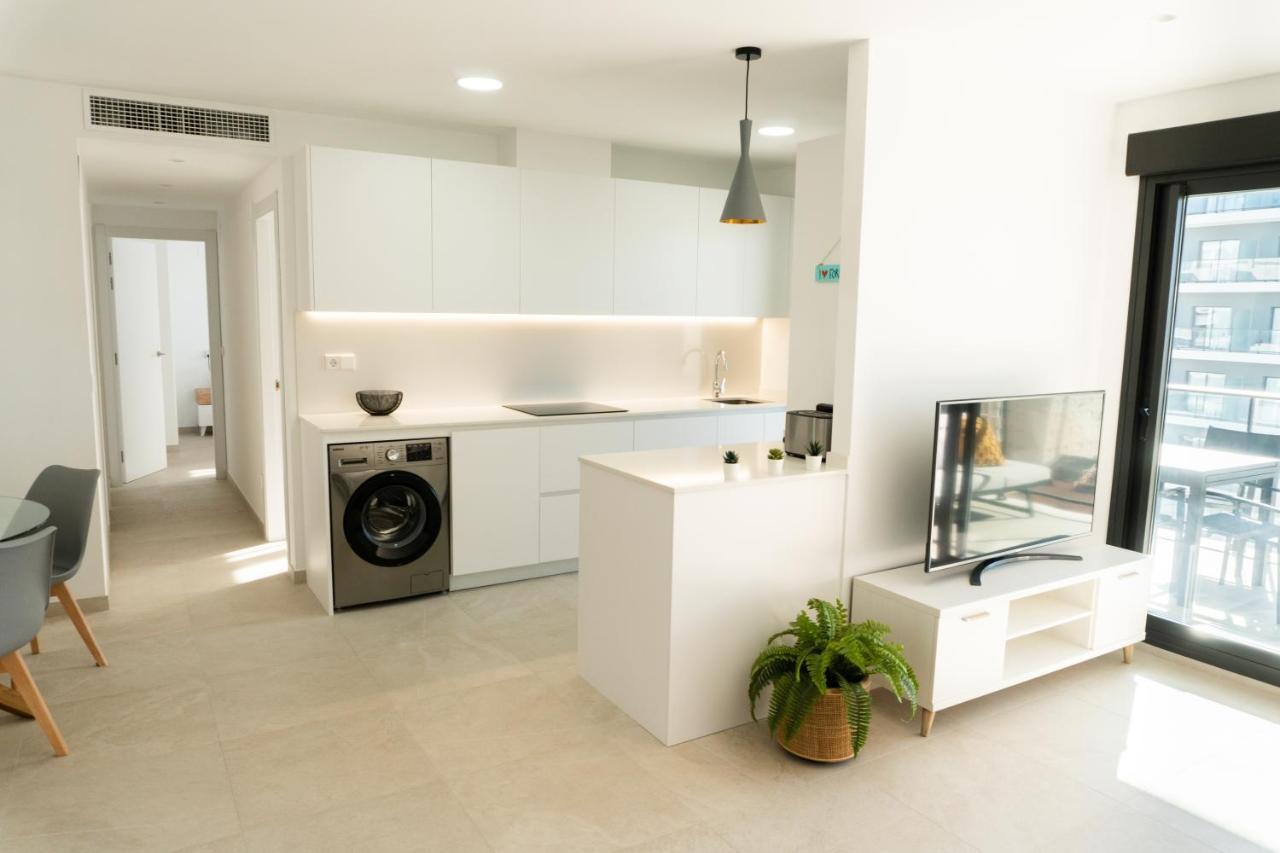 Apartamento Nuevo Junto Al Mar Con Plaza De Garaje!! Perfecto Para Familias Playa de Gandia Eksteriør billede